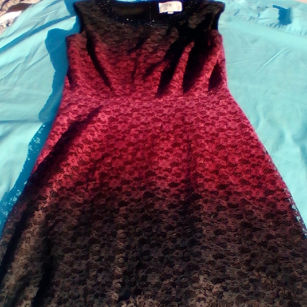 SD Collection Black Dress with Sequin Detail